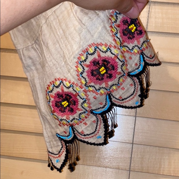 Anjuna Glenda Beaded/Fringe Boho Dress - Picture 6 of 9